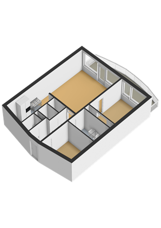 Floorplan - Sint-Janshaven 589, 3087 ED Rotterdam